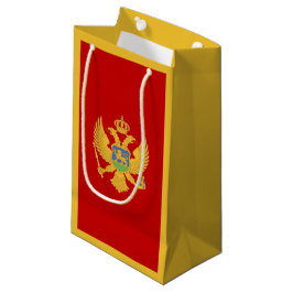 Sacola Para Presentes Pequena Bandeira do Montenegro
