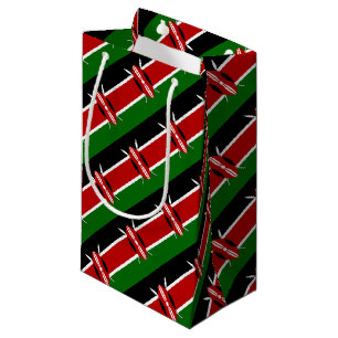 Sacola Para Presentes Pequena Bandeira do ya Kenya de Kenya Bendera