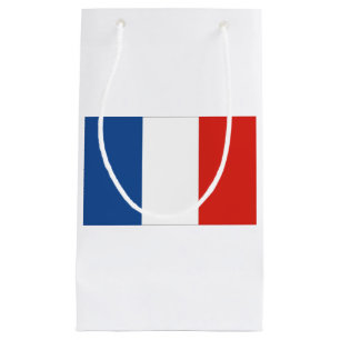 Sacola Para Presentes Pequena Bandeira Francesa