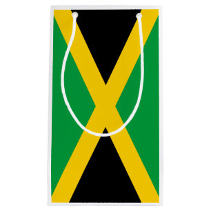 Sacola Para Presentes Pequena Bandeira jamaicana