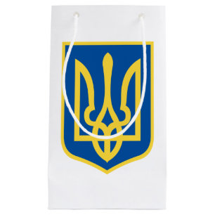 Sacola Para Presentes Pequena Bandeira Ucrânia, Orgulho Nacional, Bandeira Ucra