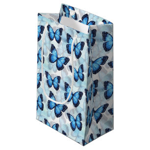 Sacola Para Presentes Pequena Banheira Azul com Presente Bag