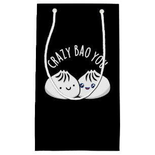 Sacola Para Presentes Pequena Bao Louco, Seu Engraçado Dispensa.