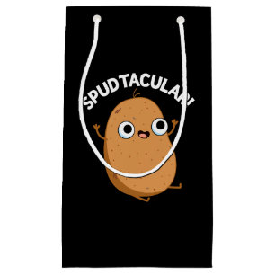 Sacola Para Presentes Pequena Batata Engraçada Engraçada Espudtacular Torta Escu