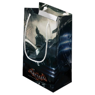 Sacola Para Presentes Pequena Batman Com Batmóvel Na Chuva