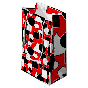 Sacola Para Presentes Pequena Bauhaus Collage