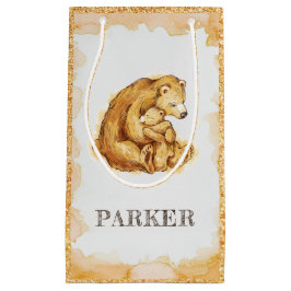 Sacola Para Presentes Pequena Bear Bear Feliz Aniversário Personalizado