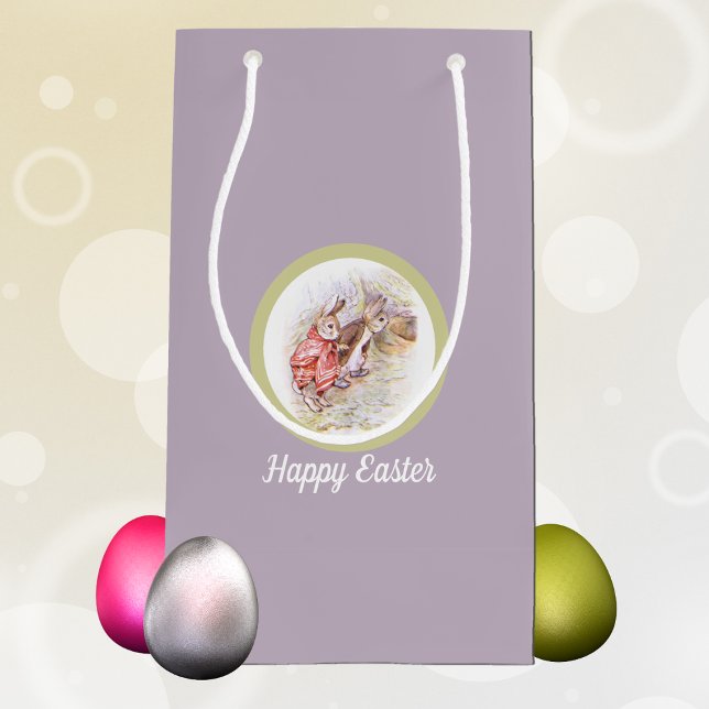 Sacola Para Presentes Pequena Beatrix Potter Peter Rabbit Personalizado Bag de p (Criador carregado)