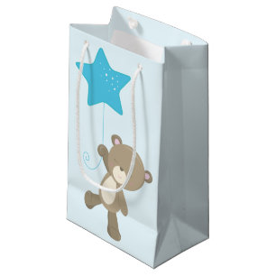 Sacola Para Presentes Pequena Bebê do Urso de Corda