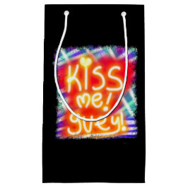 Sacola Para Presentes Pequena beije-me gíria gíria