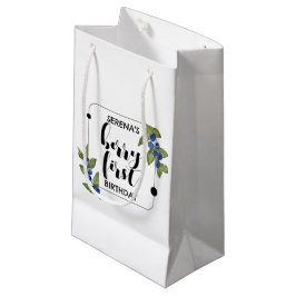 Sacola Para Presentes Pequena Berry First | PRIMEIRO ANIVERSARIO | Aromas | Mimi