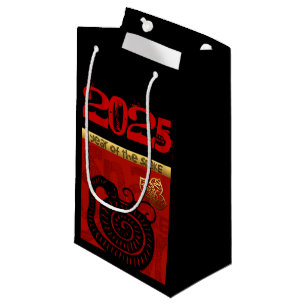 Sacola Para Presentes Pequena Bico Cobra Chinês Ano Novo Zodique Aniversário SGB