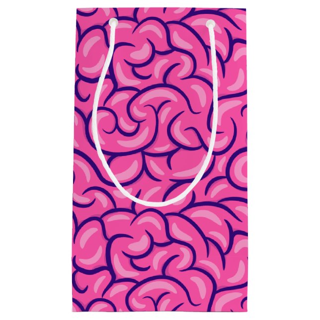 Sacola Para Presentes Pequena Big Brain (Frente)