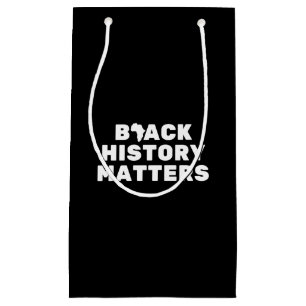 Sacola Para Presentes Pequena Black History (História Negra) Importa Pequeno Sac
