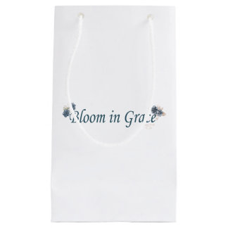 Sacola Para Presentes Pequena Bloom in Grace 