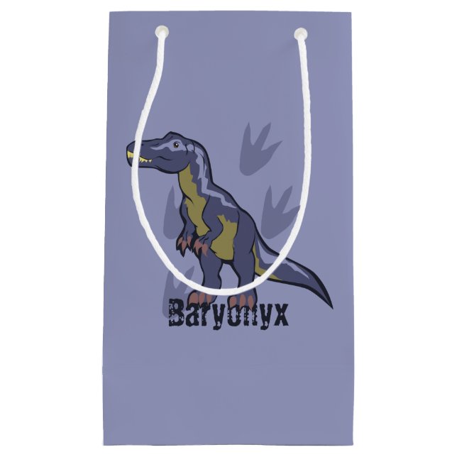 Sacola Para Presentes Pequena Blue Baryonyx (Frente)