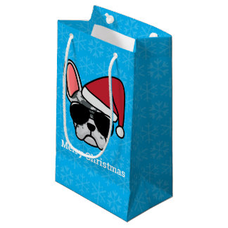 Sacola Para Presentes Pequena Blue Merle Buldogue francês