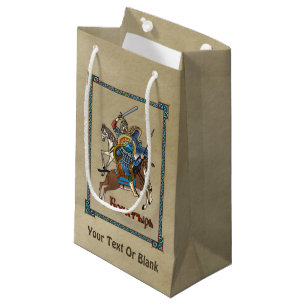 Sacola Para Presentes Pequena Bogatyr russo medieval