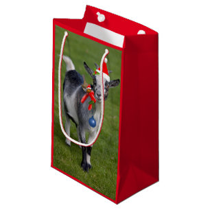 Sacola Para Presentes Pequena Bolas de Natal