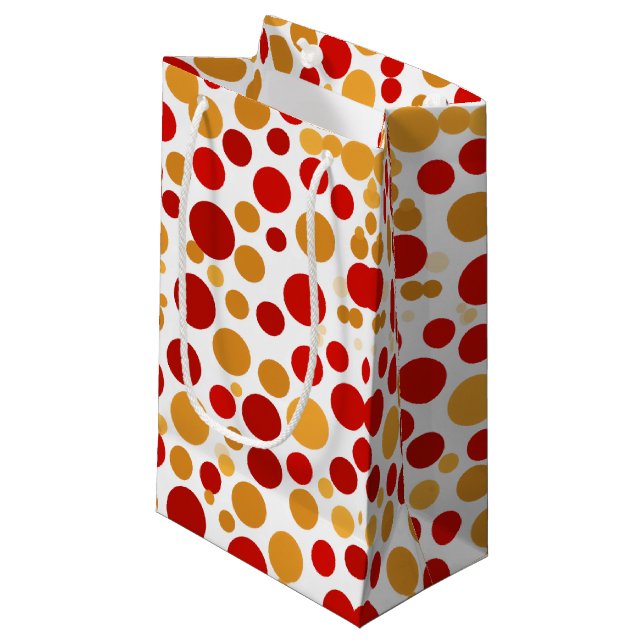 Sacola Para Presentes Pequena Bolas para a Diversão: Um saco de felicidade (Frente inclinada)