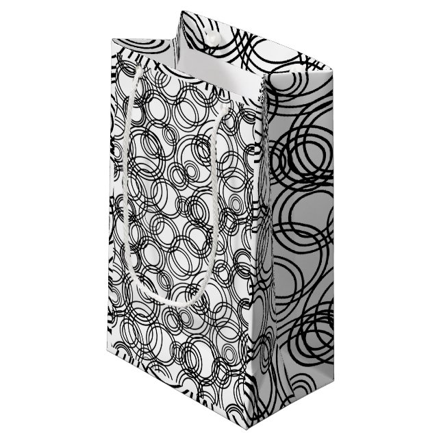 Sacola Para Presentes Pequena Bolhas (Frente inclinada)