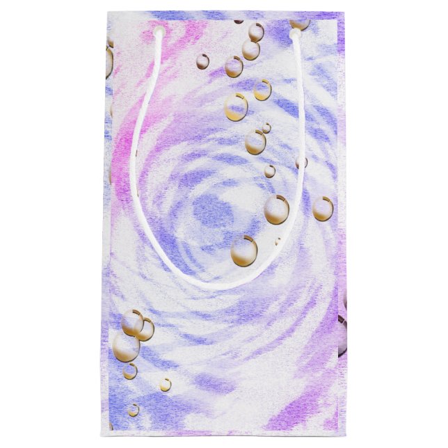 Sacola Para Presentes Pequena Bolhas (Frente)