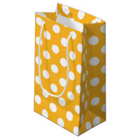 Bolinhas brancas em amarelo