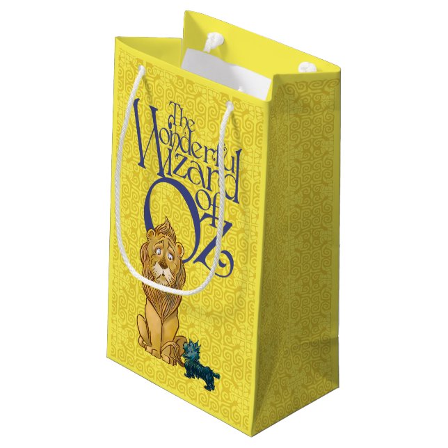 SACOLA PARA PRESENTES PEQUENA BOLSA DE PRESENTE CLÁSSICA DO MÁGICO DE OZ (Verso inclinado)