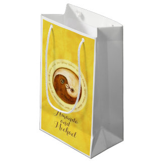 Sacola Para Presentes Pequena BOLSA DE PRESENTE DE CASAMENTO BARATO. Dourado Yin