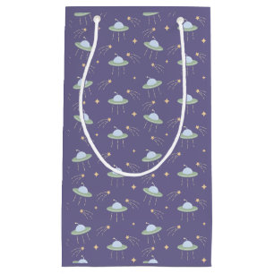Sacola Para Presentes Pequena Bolsa de Presente do Aniversário de criança UFO Di