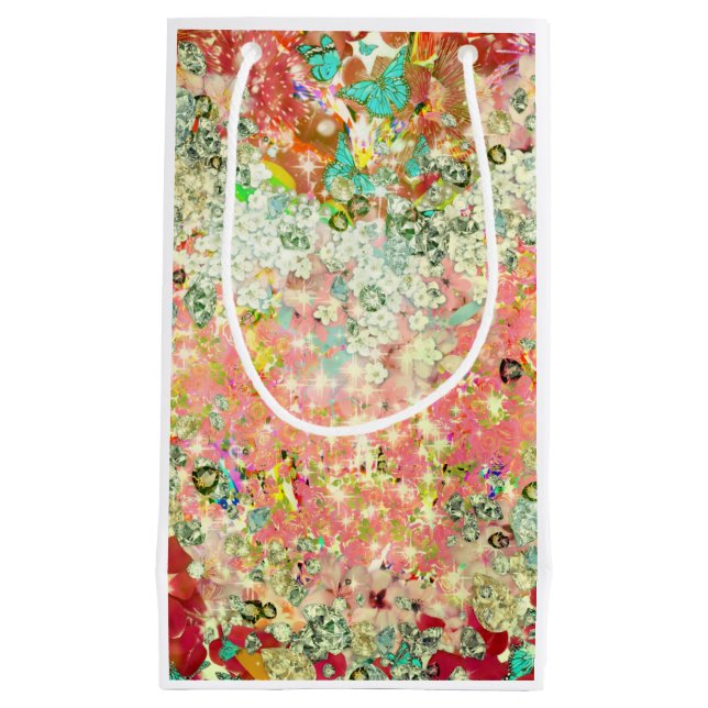 Sacola Para Presentes Pequena Bolsa de Presente Médio - Hora da Princesa (Frente)