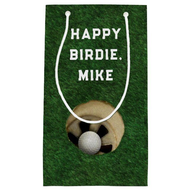 Sacola Para Presentes Pequena Bolsa de Presente Pequeno de Golfe (Frente)
