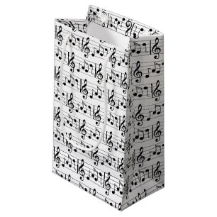 Sacola Para Presentes Pequena Bolsa de Presentes de Música
