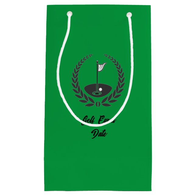 Sacola Para Presentes Pequena Bolsa Média de Presente de Golf (Frente)