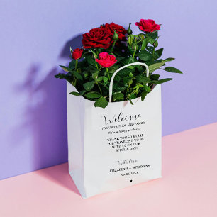 Sacola Para Presentes Pequena Bolsas de convidados do hotel de boas-vindas do ca