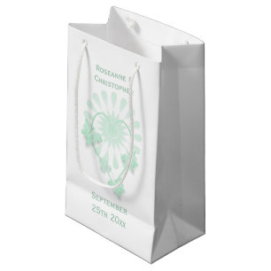 Sacola Para Presentes Pequena Borboletas de hortelã-pimenta-de-presente-caseiro