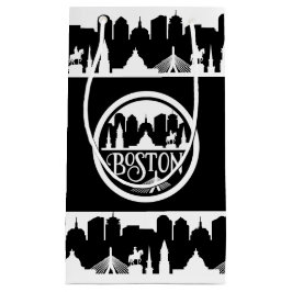 Sacola Para Presentes Pequena Boston Skyline