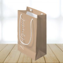 Bridesmaid de Casamento de Script Estilizado em Be