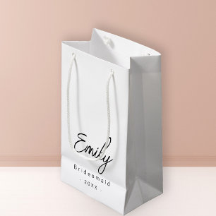 Sacola Para Presentes Pequena Bridesmaid Elegante - Pequena Saco-Presente Pret