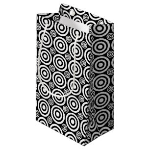 Sacola Para Presentes Pequena Bullseye-GIFT BAG S-Black-White