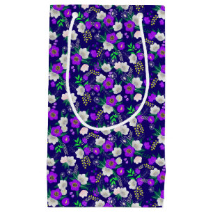 Sacola Para Presentes Pequena Buquê Rústico de Flores Primavera