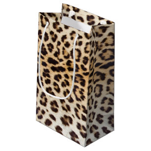 Sacola Para Presentes Pequena Cabelo do leopardo