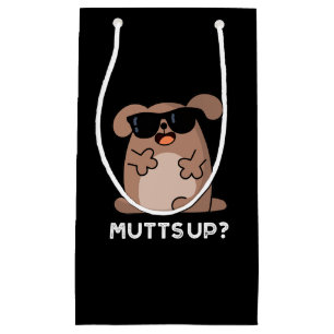 Sacola Para Presentes Pequena Cachorro Engraçado Cachorro Escuro BG