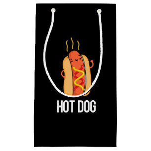 Sacola Para Presentes Pequena Cachorro Quente Engraçado Pun Dardo BG