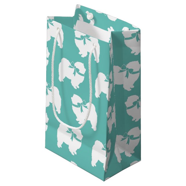 Sacola Para Presentes Pequena Cachorro-Vaca-Vaca (Frente inclinada)