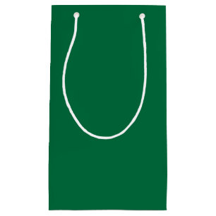 Sacola Para Presentes Pequena Cadmio verde (cor sólida)