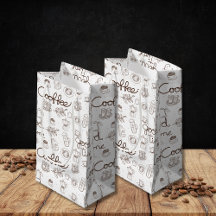 Café Branco Pessoal/Comercial Padrão Fofo