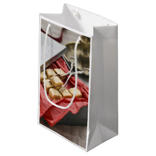 Sacola Para Presentes Pequena Caixa de doces do caramelo