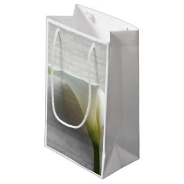 Sacola Para Presentes Pequena Calla lily no antigo roteiro