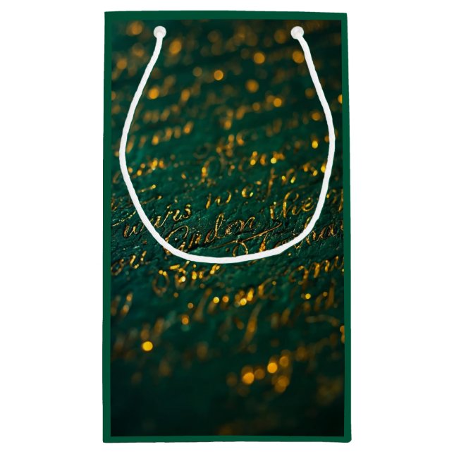 Sacola Para Presentes Pequena Calligraphy of the Unknown (Verso)